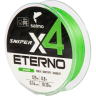 Шнур плетёный SALMO SNIPERх4 ETERNO BRAID Apple Green 125/014 4932-014